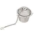 thumbnail image 1 of 1Set Stainless Steel Filter Tea Infuser Silver Round for Cooking Enthusiasts, 1 of 8