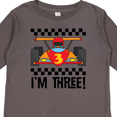 thumbnail image 4 of Inktastic 3rd Birthday Racing 3 Year Old Boys Long Sleeve Toddler T-Shirt, 4 of 5