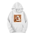 thumbnail image 1 of Sudadera con capucha de manga larga para mujer, informal, con capucha, para exteriores y chaquetas, ropa deportiva de moda para mujer, con capucha y ropa de invierno, sudadera con capucha de manga lar, 1 of 6
