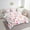 Beige, variant on Kawaii Fox Bed in a Bag 7-Piece Girly Floral Twin Comforter Set for Child, Blue Pink Flower Bedding Comforter Sets Rainbow Polka Dots Reversible Bedding Set, Woodland Animal Bed Sheets Set