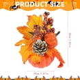 thumbnail image 4 of Clearance Under $1 Artificial Pumpkin Maple Leaf Centerpiece 7.8in for Thanksgiving Table Decor, 4 of 5