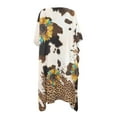 thumbnail image 5 of DISNIMO Leopard Cow Sunflower Print Women's Beach Cover up Kimono Swimsuit Coverup Cardigan Bathing Suit Coverups Summer Casual Loose Bikini Cover Up, 5 of 6