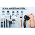 thumbnail image 3 of NaTuGi Electric Feet Foot Callus Remover Equipped with A Vacuum System Foot Scrubber 17 in 1 Professional Foot Care Tool Ipx6 Waterproof Rating for Removing Hard Cracks Dryness and Dead Skin (Black), 3 of 21