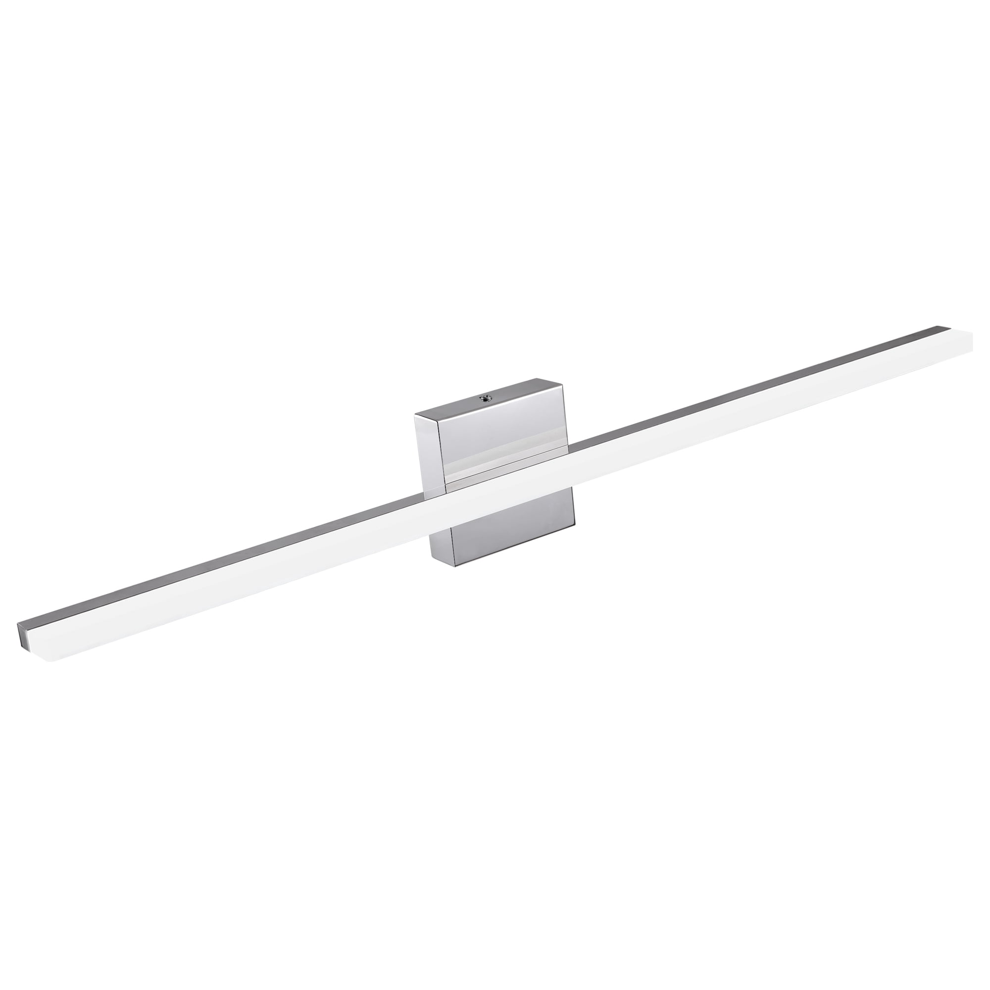 Modern Chrome LED Vanity Lights, LED Bathroom Light Fixtures Over Mirror Bathroom Wall Sconce Bar for Bathroom Mirror Cabinets Bedroom(31.50"-18W)