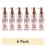(6 pack) The Face Shop Rice Water Bright Light Facial Cleansing Oil, Daily Makeup Remover, Oil Cleanser, Vegan, Korean Skin Care with Jojoba Oil, Face Wash for Sensitive, Normal & Oily Skin, Face Pore Cleanser