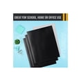 thumbnail image 4 of 2 Pocket Glossy Laminated Black Paper Folders, Letter Size, Black Paper Portfolios by Better Office Products, Box of 25 Black Folders, 4 of 5