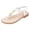 Beige, variant on Stylago Women's Flat Sandals Dressy Summer Stappy Comfortable Thong Sandal with Elastic Ankle Strap Boho Low Heel Travel Shoes Beige Size 6