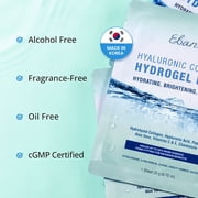 Ebanel 5-Pack Hydrogel Collagen Face Mask, Instant Brightening Hydrating Face Sheet Mask