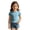 A-Blue1860, variant on Bobifish Toddler Girls T Shirts Short Sleeve Crew Neck Tees Ruffle Print Summer Sweet Girls Kids Children Kids Tops