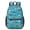 Excavator and Stop Sign Blue Pattern, variant on Excavator and Cartoon Character White 17" Waterproof Oxford School Backpacks for Teens, S-Shape Padded Straps, for School, Travel, Hiking, Camping