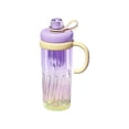 thumbnail image 1 of Tauxra Large Capacity Plastic Straw Cup With Flat Straw For Summer Outdoor Office Home, 1 of 6