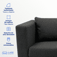 thumbnail image 4 of LASE Muebles Sala Roma Sofá con Otomán Adaptable con Cojines Oxford, 4 of 6