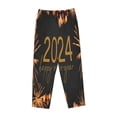 thumbnail image 4 of Xecao HAPPY NEW YEAR 2024 Women's Straight Lounge Pajama Pants: The Epitome of Relaxed Sleepwear, 4 of 9