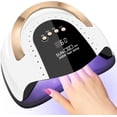 thumbnail image 1 of Lámpara de uñas UV LED LKE 268W, secador de uñas para esmalte en gel, color blanco, 1 of 9
