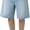 Light Blue, variant on Mens Baggy Jean Shorts Loose Fit Vintage Wide Leg Jorts Y2K Streetwear Hip Hop Casual Denim Shorts, Light Blue