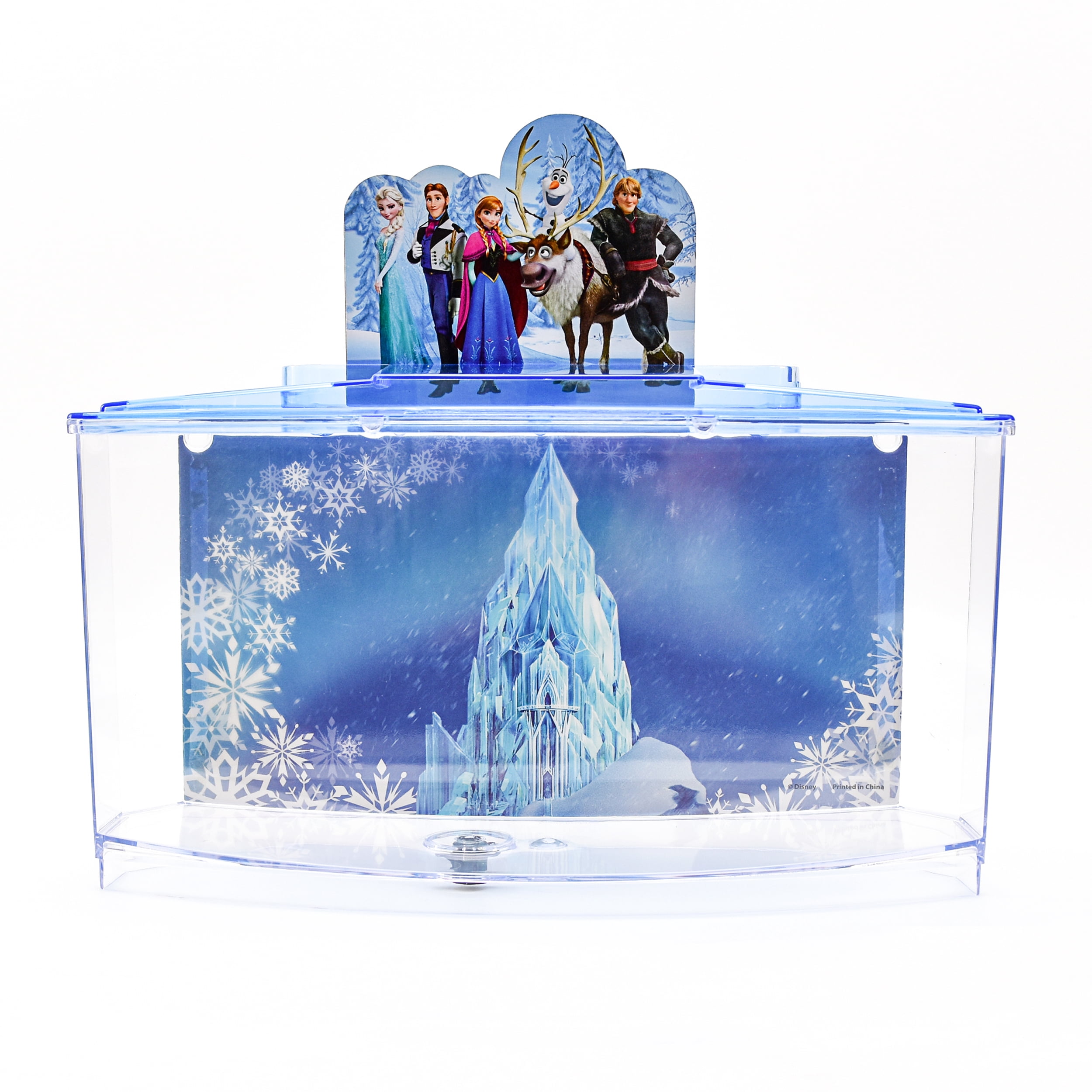 Penn-Plax Disney's Frozen - for Betta Fish - Plastic Aquarium with 0.7 Gallon Tank Capacity
