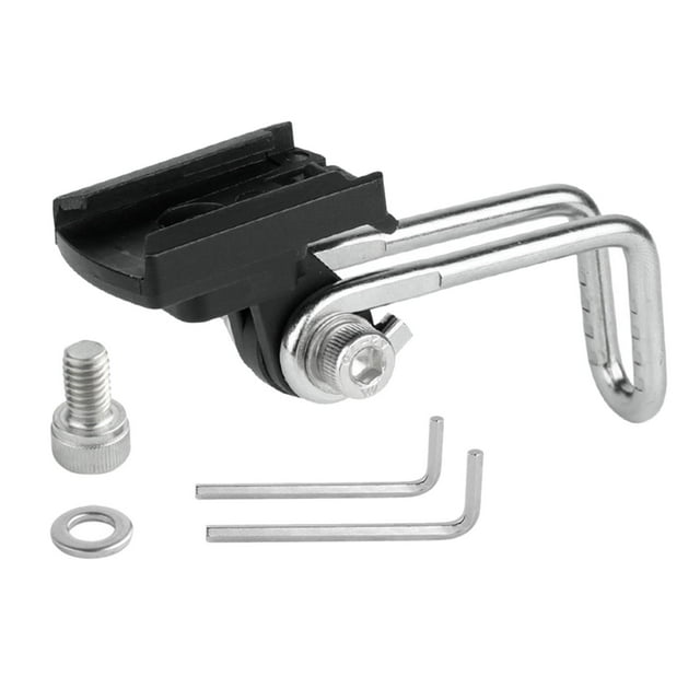 Almencla Rotation Bike Headlight Bracket Fork Bracket, Head Light Bracket, Handlebar Bike B03B05