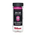 thumbnail image 2 of Wilson 20/20 Racquetball (3 Ball Can), Pink, 2 of 5