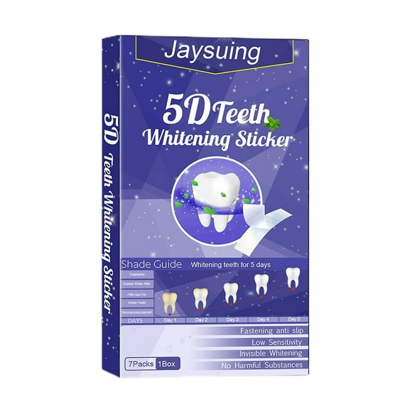 7Pcs/Set Tooth Whitening Strip Oral Care Brighten Teeth Color Dental Beauty Plaque Removing Tooth