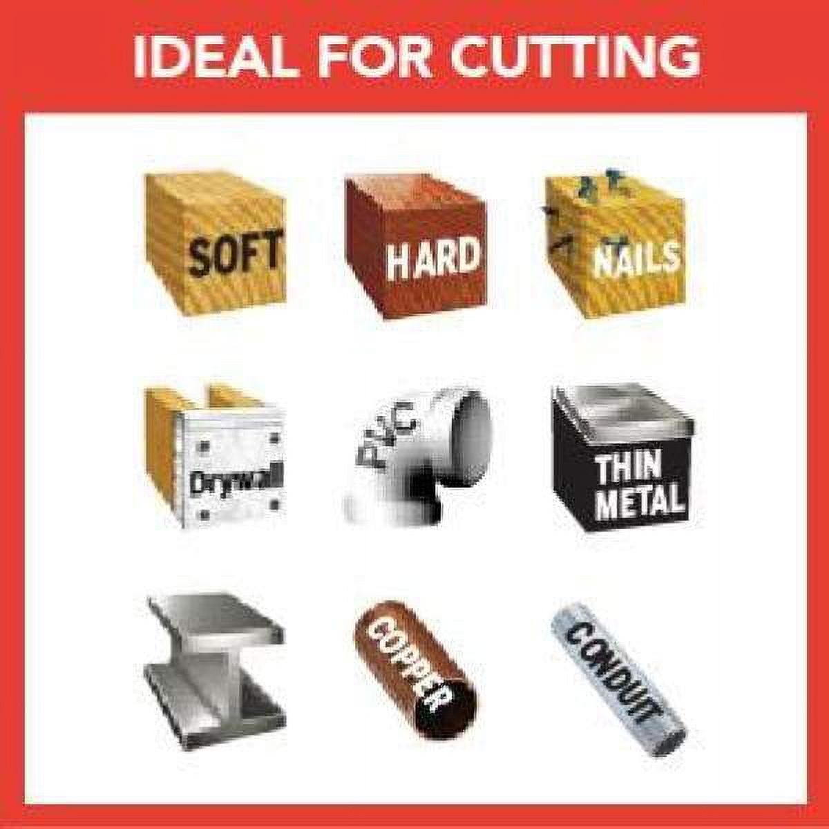 Dremel Cutting Set Including A Mix Of Drywall Wood And Wood And Metal Dual Interface Oscillating Blades 5Pc