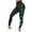 Black, variant on Fvwitlyh Panty Liners For Women Women Leopard Cheetah Print Pocket High Waist Casual Yoga Pants Tights Black,L