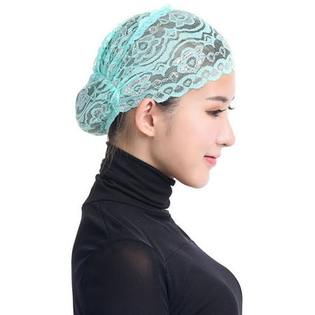 - Outtop Women Hijab Hat Lace Ninja Underscarf Head Islamic Cover Bonnet Cap Scarf Muslim