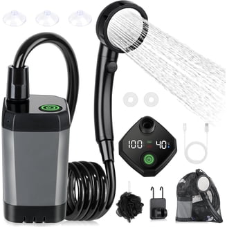Tadomoe 20L Camping Shower with Pump, Portable Solar Shower