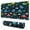 Colorful Dinosaurs, variant on Long Mouse Pads for Desk,Colorful Fantasy Creatures UFO Pattern Desk Mats on Top Of Desks, Desk Mouse Pad Extra Large with 3mm Non-Slip Base and Stitched Edge for Gaming,Office,Work,Home 47.3"x23.6"