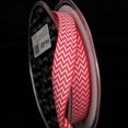 thumbnail image 2 of The Ribbon People Red and White Chevron Wired Craft Ribbon 0.75" x 108 Yards, 2 of 2