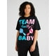 thumbnail image 1 of Funny Gender Reveal Of Team Healthy Baby Party Supplies T-ShirtFather's Day, Mother's Day, New Year,Camisetas para mujer, lindas camisetas con estampado gráfico, de manga corta, estilo casual, para ve, 1 of 8