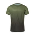thumbnail image 2 of kpoplk Mens Shirts Fashion Casual Printing Loose Short Sleeve T-shirt Pullover Tops(AG,XXL), 2 of 3