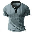 thumbnail image 2 of Plaid Men's Polo Shirts 2024 New Fashion Business Short-sleeved T Shirt Oversized Lapel Tops Tees Summer Casual Men Clothing, 2 of 6