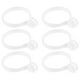 thumbnail image 2 of 30 Uds anillos de cortina de alta resistencia anillos de cortinas para el hogar anillo de cortina de baño de plástico, 2 of 6