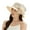 Khaki, variant on Xinwanna Women Organza Kentucky Sun Hats Wide Brim Flower Church Bridal Hat Beach Derby Hat for Tea Party Wedding (Black)