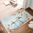 thumbnail image 4 of Bath Mat for Bathroom Pumpkin Fall Leaf Thanksgiving Rugs Shower Mats Memory Foam Rug Non Slip Floor Small Carpet Soft Light Absorbent Washable for Home Hotel Decor 15.7 X 23.6 inch, 4 of 6