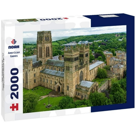An aerial view of the Durham Cathedral, castle in Durham, UK 2000pc Puzzle
