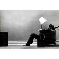 Maxell Blown Away Commercial Poster Decor Poster 16"x24" Black and White Square 16x24