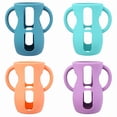 thumbnail image 5 of Glass&Bottle Holder for Baby Bottles 240ml Silicone Sleeves with Handles for AventNatural Compatible -Breakage PhilipsAvent AntiColic Bottles 8 Oz, 4.33*4.53 in, Red, 5 of 5