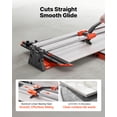thumbnail image 2 of VEVOR 39.4-Inch Manual Tile Cutter, Upgraded Sliding Head Cutting Tool with Spring-Loaded Base, Angle Fence, Tungsten Carbide Cutting Wheel, Alignment Guide, for DIY Pros, Ceramic, Floor, Wall Tiles, 2 of 9