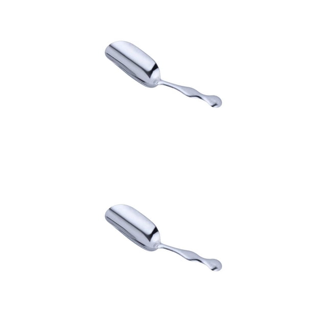 Matsuzay Cena de acero inoxidable Mini cuchara de té curvada doméstico Fruta Aperitivo Postre Cuchara de té Type2 Matsuzay CBP082557