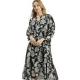 thumbnail image 3 of Umgee Floral Print Boho Midi Dress, 3 of 6