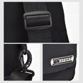 thumbnail image 7 of uublik Mens Canvas Sling Bag Small Crossbody Backpack Hiking Daypack Rucksack For Men Women Outdoor Cycling Travel, Black, 7 of 7