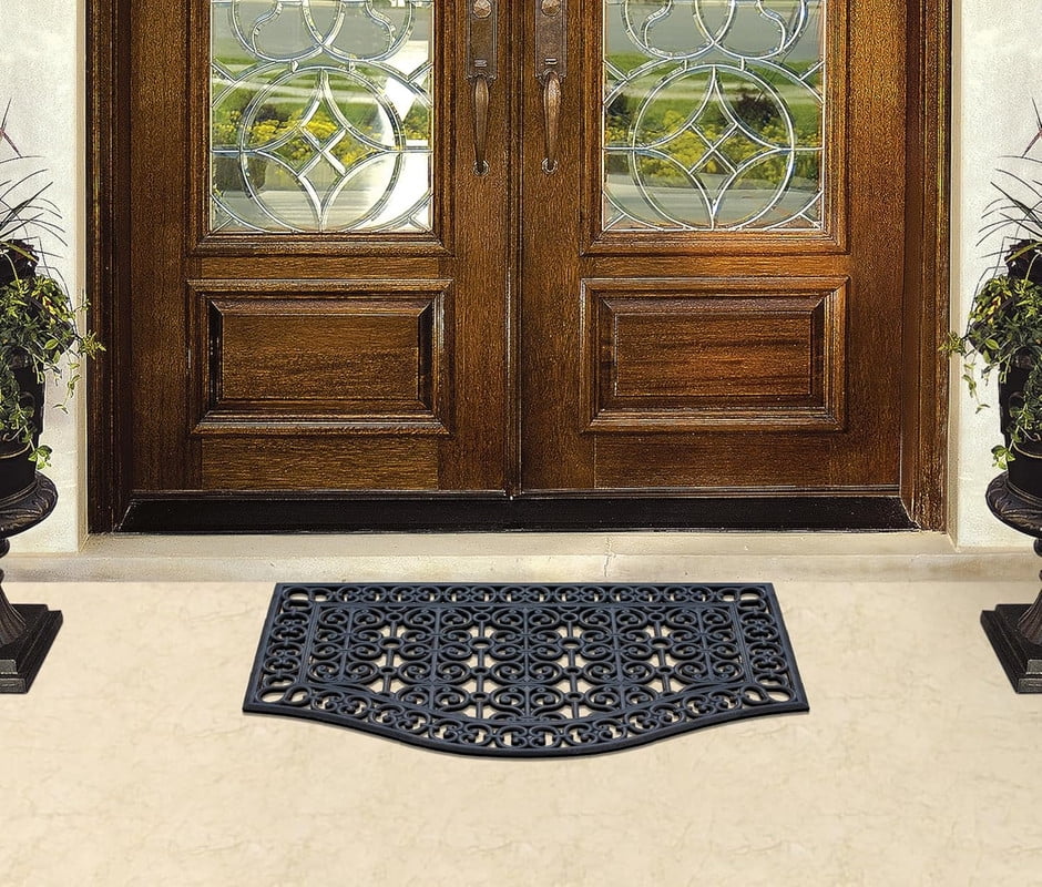 Fontaine Matt Mccormik Set(マット＋ノーマル) A1 Home Collections Paisley Doormat for Outdoor Entrance