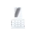 thumbnail image 2 of Tocador Emilia Blanco y Plata - Kessa Muebles, 2 of 5