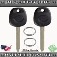 thumbnail image 1 of 2 New Toyota 44D (08020) Uncut Replacement Car Key Transponder Keys Blank, 1 of 3