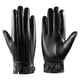 thumbnail image 4 of Hombres invierno cálido guantes pantalla táctil cómodo antideslizante PU impermeable a prueba de viento Regular Cola Guantes cálidos de invierno, 4 of 8