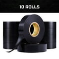 Leopcito Heavy Duty Industrial Strength 10Pack Black Electrical Tape