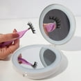 Zadro 4.5" Round LED Compact Mirror 10X/1X Travel Mirror with Lights