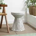 thumbnail image 3 of JONATHAN Y Xenia 17.75" Modern Bohemian Terrazzo Indoor/Outdoor Drum Accent Table, Multi, 3 of 9
