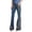 Navy, variant on Dezsed Bell Bottom Jeans for Women Casual Mid Waisted Flare Jeans with Classic Wide Leg Ripped Denim Pants Dark Blue XS